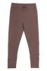 Nui Organics. Brune leggings i økologisk bomuldsjersey