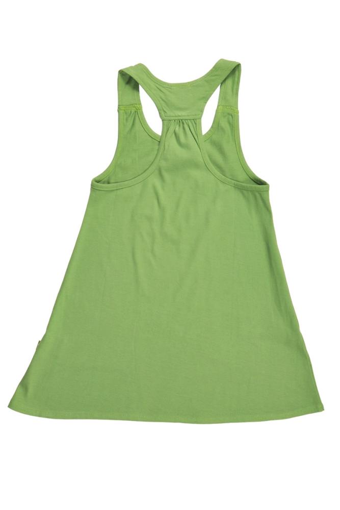 Nui Organics. Tank Top sommerkjole i grøn økologisk bomuld