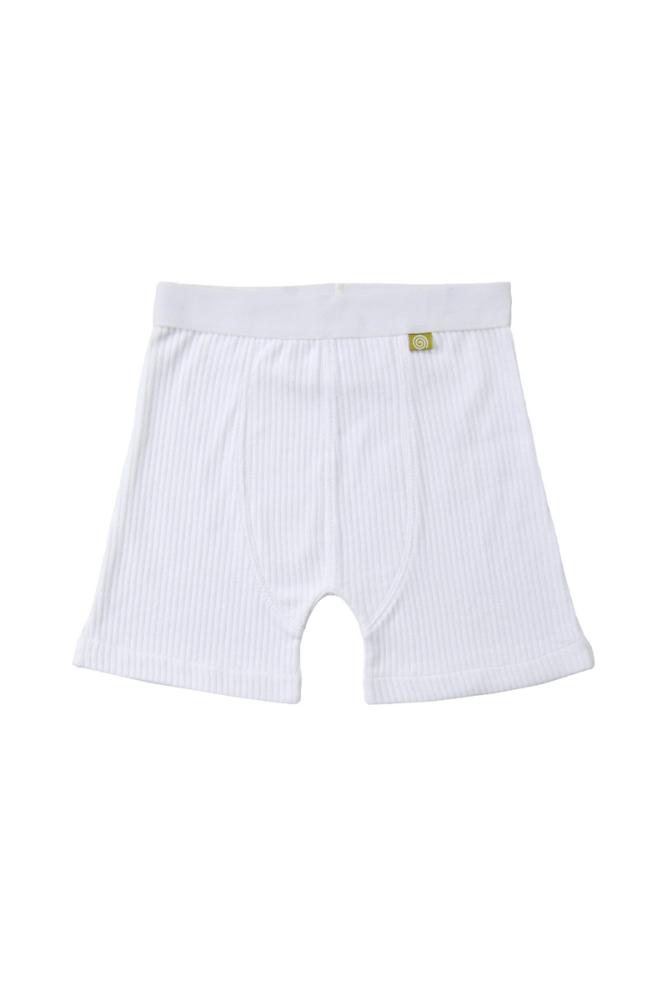 Nui Organics. Hvide boxershorts i økologisk bomuld