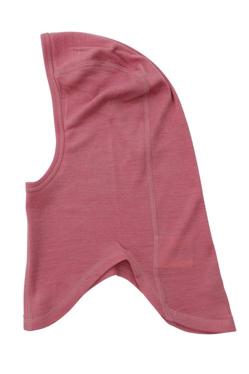 Nui Organics. Mørk coral elefanthue i økologisk merinould