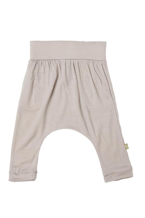 Nui Organics. Baggy uldbuks i økologisk merinould jersey