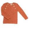 Nui Organics. Kobberfarvet sweater i økologisk merinould