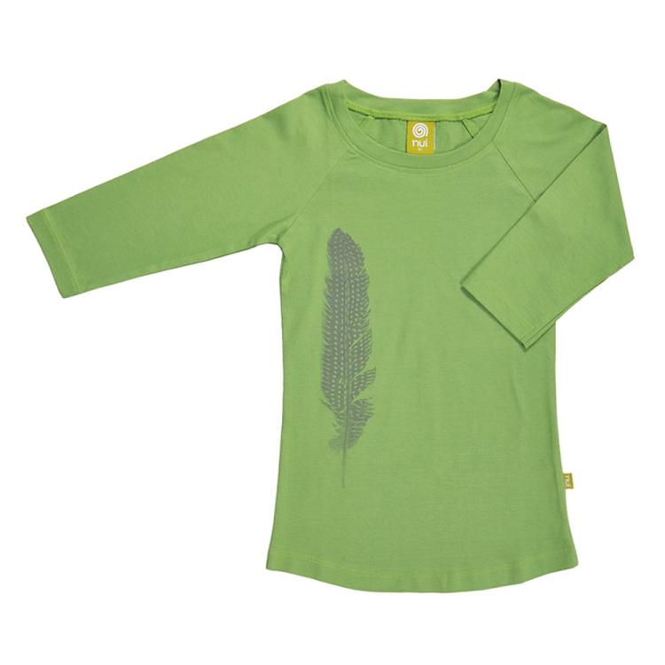 Nui Organic. Bluse med 3/4 ærme i økologisk bomuld