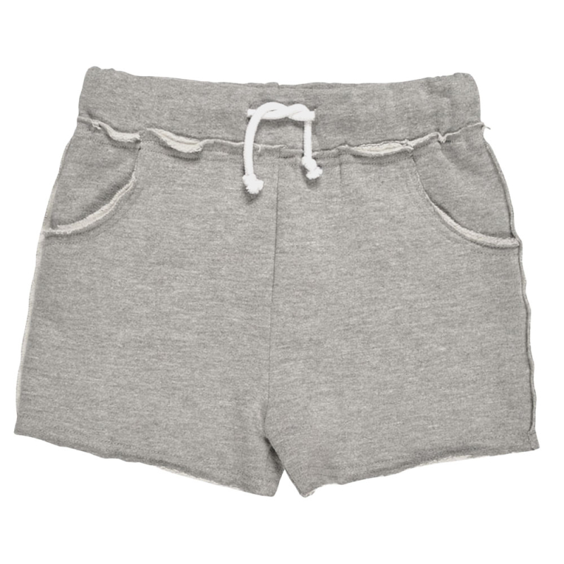 Sweatee Shirt Shorts Gråmeleret