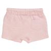 Nui Organics. Pigeshorts i rosa meleret økologisk jersey, bag