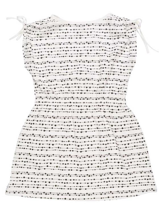 Nui Organics. Sommerkjole med grafisk print - økologisk bomuld