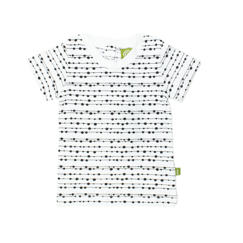 Billede af Baby T-shirt - Hvid med grafisk print