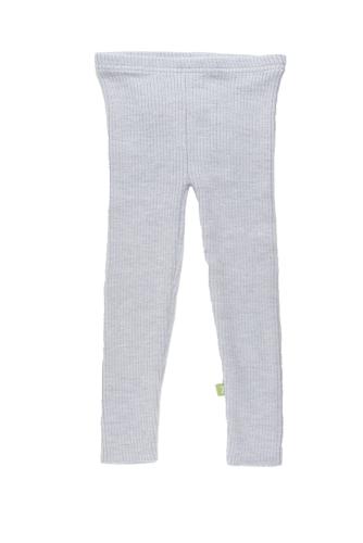Nui Organics. Lys grå uld leggings i økologisk merinould