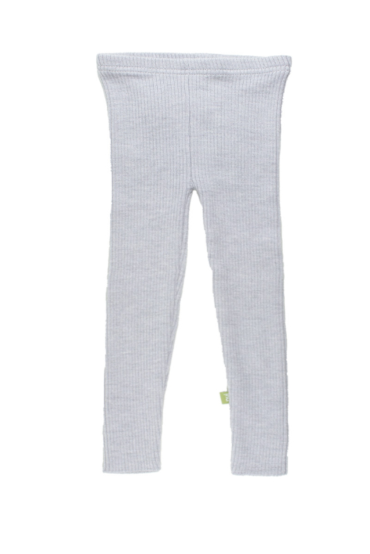 Nui Organics Uld strik leggings - Lys gråmeleret