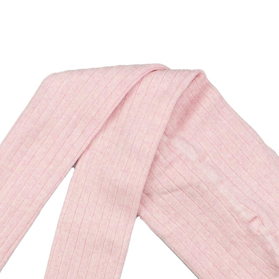 Nui Organics. Rosa strømpebukser i økologisk merinould, udsnit