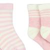 Nui Organics. 2-pak rosa babysokker i økologisk merinould. Udsnit