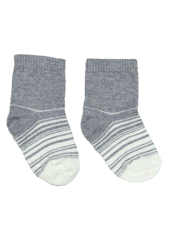 Nui Organics. Lysegrå sokker i økologisk merinould