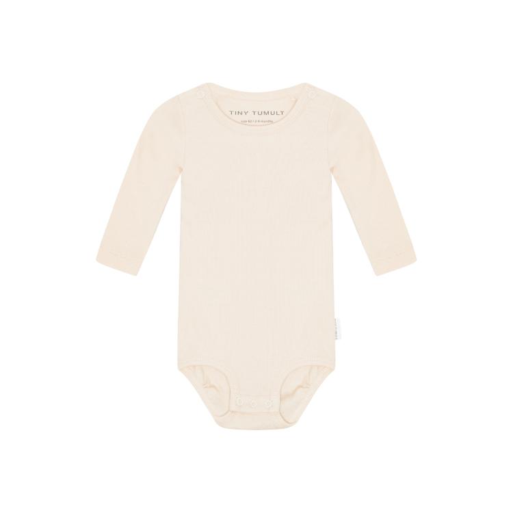Tiny Tumult, langærmet body Ecru