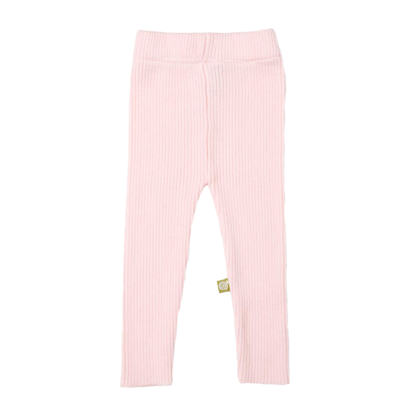 Nui Oganics Uld strik leggings - Rosa