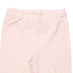 Nui Organics. Rosa uld leggings i økologisk merinould, udsnit