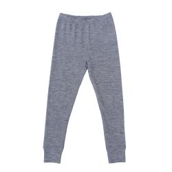 Nui Organics. Gråmeleret uld leggings i økologisk merinould