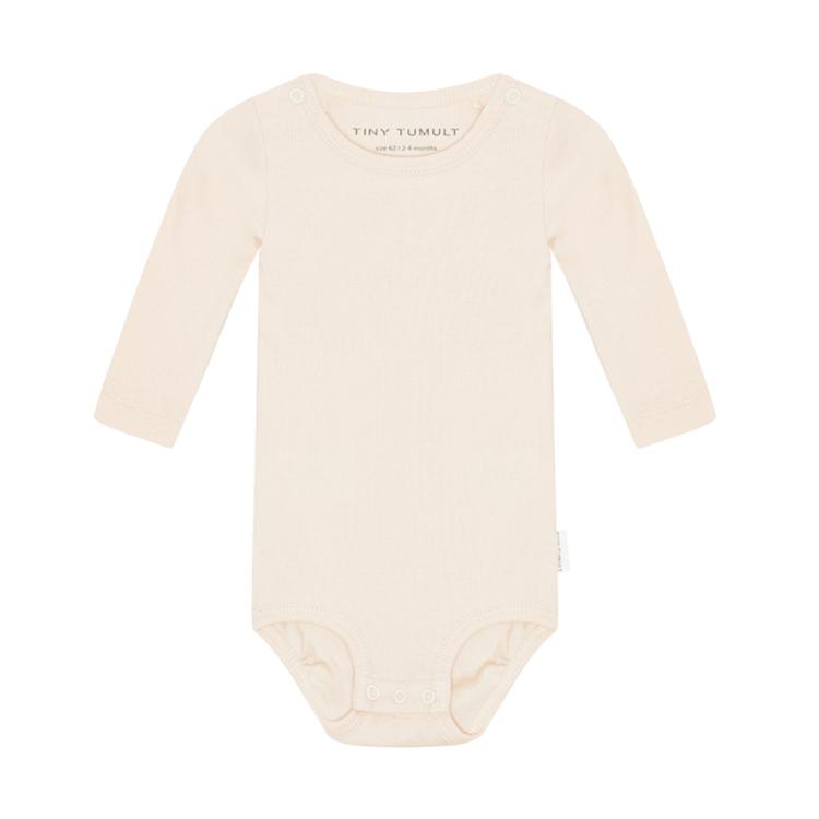 Tiny Tumult, langærmet body Ecru