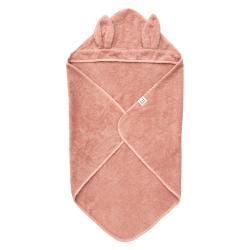 Summerville Organic - Badeslag med hætte i farven Misty Rose / støvet rosa
